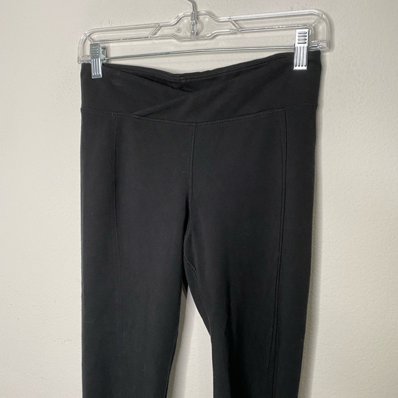 Free People Movement Turnout Stretch Yoga Tie Ankle Black Leggings Size Small - Picture 4 of 8